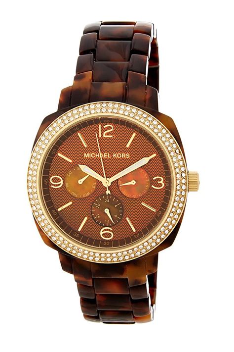 michael kors tortoise watch nordstrom|Michael Kors petite lock bracelet.